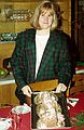 Dec 25, 1992 - Manchester by the Sea.<br />Laila with "dzeltenmaize" (yellow bread - a sweet, safron laced, bread).
