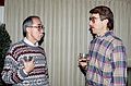 Dec 25, 1992 - Manchester by the Sea.<br />Ronnie and Juris.
