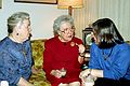 Dec 25, 1992 - Manchester by the Sea.<br />Mirdza, Marie, and Joyce.