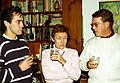 Dec 25, 1992 - Manchester by the Sea.<br />Julian, Baiba, and Uldis.