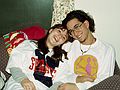 Dec 27, 1992 - Merrimac, Massachusetts.<br />Natalia Olivas and Eric.