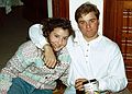 Dec 27, 1992 - Merrimac, Massachusetts.<br />Cristina Olivas and Scott Terriault.