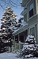 Feb. 1993 - Merrimac, Massachusetts.<br />Around the house after several snowstorms.