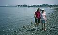 July 10, 1993 - Cliff Island, Casco Bay, Maine.<br />Joyce and Marie.