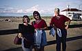 July 23, 1993 - Newburyport, Massachusetts.<br />Evening boat ride from the northern tip of Plum Island.<br />Joyce, Paulette, and Andy.