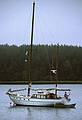July 30, 1993 - Mahone Bay, Nova Scotia, Canada.<br />We chartered this sailboat the previous afternoon.