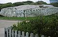 July 30, 1993 - Peggy's Cove, Nova Scotia, Canada.<br />William E. deGarthe's monument.