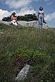 August 1, 1993 - Middle-Head Peninsula, Ingonish, Nova Scotia, Canada.<br />Baiba and Joyce.