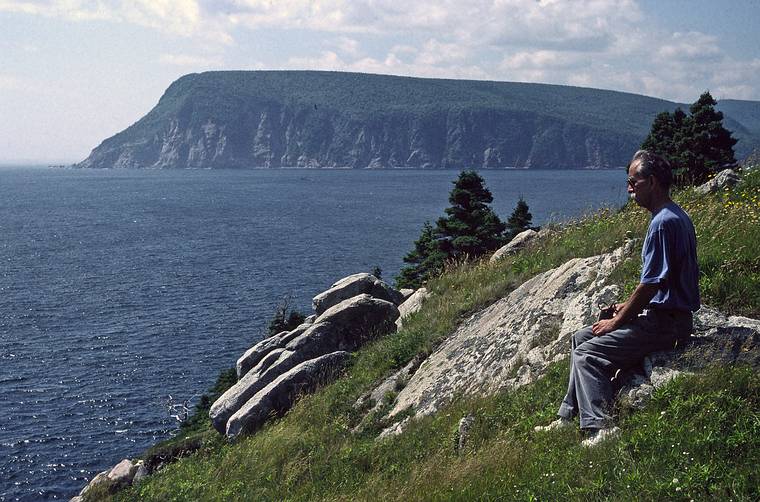 August 1, 1993 - Middle-Head Peninsula, Ingonish, Nova Scotia, Canada.<br />Ronnie.