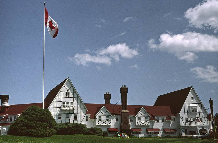 August 1, 1993 - Middle-Head Peninsula, Ingonish, Nova Scotia, Canada.<br />Keltic Lodge.
