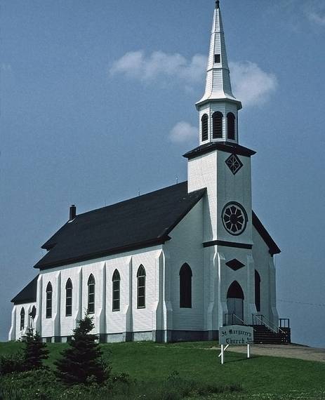 August 1, 1993 - Bay St. Lawrence, Cape Breton Island, Nova Scotia.<br />St. Margaret's Church.