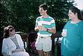 Sept. 25, 1993 - North Andover, Massachusetts.<br />Oscar's 40th birthday surprise party.<br />Jean and Cecil, and Maria.