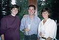 Sept. 25, 1993 - North Andover, Massachusetts.<br />Oscar's 40th birthday surprise party.<br />Leslie, Frosty and Dawn.