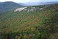 Oct. 3, 1993 - Dickey - Welch hike, Thornton, New Hampshire.<br />Looking back towards the open ledges of Dickey.