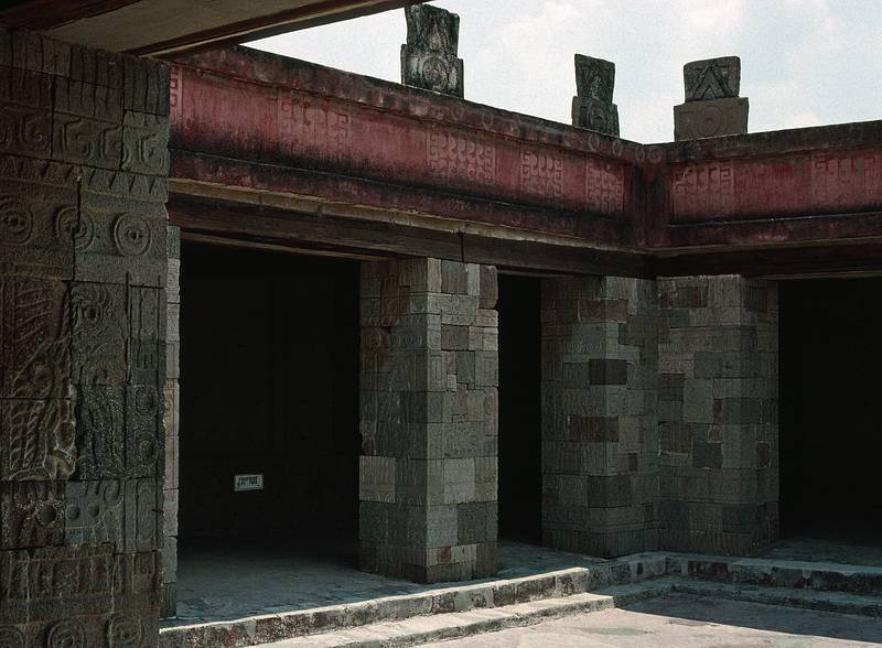 June 6, 1994 - Teotihuacn, Mexico.<br />A courtyard of the Palace of the Jaguar.