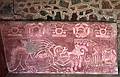 June 6, 1994 - Teotihuacn, Mexico.<br />Painted wall in a room off a courtyard of the Palace of the Jaguar.