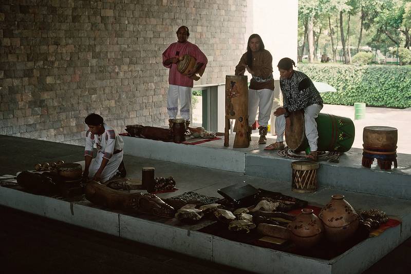 June 8, 1994 - At the Museum of Anthropology, Chapultepec Park, Mexico City.