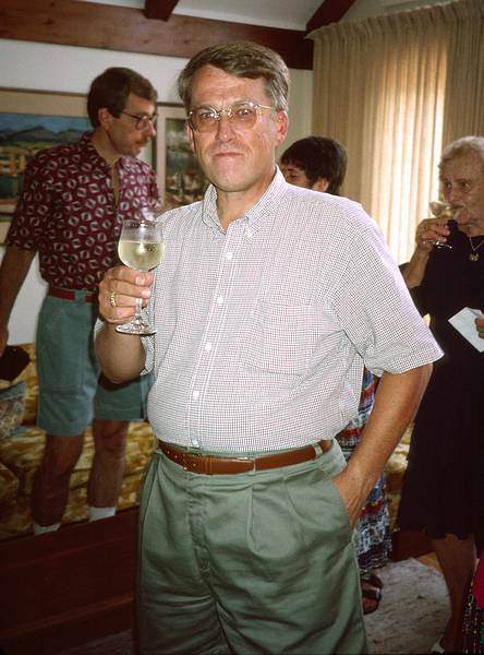 July 23, 1994 - Manchester by the Sea, Massachusetts.<br />Uldis' 50th birthday celebration.<br />The birthday boy.