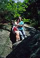 August 24, 1994 - Mount Cardigan, Orange/Alexandria, New Hampshire.<br />Eric's girlfriend Victoria and Joyce.