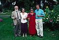 Sept. 3, 1994 - At Paul and Norma's, Tewksbury, Massachusetts.<br />Getting ready to leave for Lisa's (Kim's sister's) wedding.<br />Egils, Joyce, Norma, and Paul.