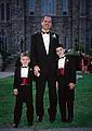 Sept. 3, 1994 - Lowell, Massachusetts.<br />Lisa's and Tim's wedding.<br />Tom with his sons Michael and TJ.