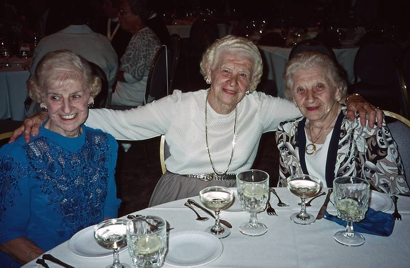 Sept. 3, 1994 - Lowell, Massachusetts.<br />Lisa's and Tim's wedding.<br />Lisa's grandmother  Joanne (Lou's mother) and two other relatives.