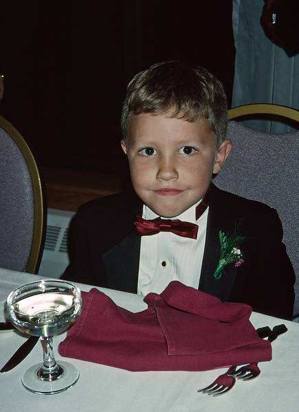 Sept. 3, 1994 - Lowell, Massachusetts.<br />Lisa's and Tim's wedding.<br />Michael.