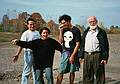 Oct. 23, 1994 - Syracuse, New York.<br />Visiting Melody at Syracuse University and fooling around in a nearby quarry.<br />Carl, Melody, Eric, and Egils.