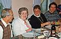 Nov. 24, 1994 - Thanksgiving dinner in Merrimac, Massachusetts.<br />Manuel and Alice, Paul's parents, Norma, and Paul.