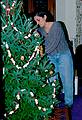 Dec. 22, 1994 - Merrimac, Massachusetts.<br />Christmas tree decorating party.<br />Melody.