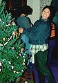 Dec. 22, 1994 - Merrimac, Massachusetts.<br />Christmas tree decorating party.<br />Victoria.