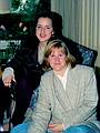 Jan. 22, 1995 - Manchester, Massachusetts.<br />Mirdza's 80th birthday celebration.<br />Tanya and Laila.