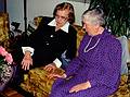 Jan. 22, 1995 - Manchester, Massachusetts.<br />Mirdza's 80th birthday celebration.<br />Irmgard and Gunda.