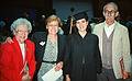 May 13, 1995 - Syracuse University, Syracuse, New York.<br />Melody's graduation.<br />Marie, Baiba, Melody, and Ronnie.