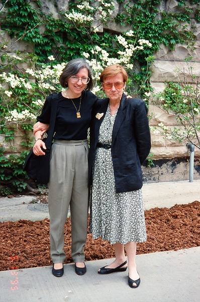 May 13, 1995 - Syracuse University, Syracuse, New York.<br />Melody's graduation.<br />Joyce and Baiba.