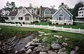 May 29, 1995 - Ogunquit, Maine.<br />New houses at Perkins Cove.