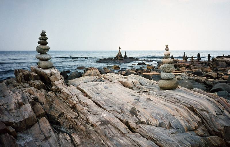 July 1, 1995 - Odiorne State Park, Rye, New Hampshire.<br />Mark Ragonese's and sommer program children's work.