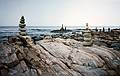 July 1, 1995 - Odiorne State Park, Rye, New Hampshire.<br />Mark Ragonese's and sommer program children's work.