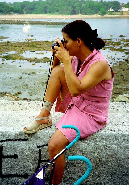 July 29, 1995 - Manchester by the Sea, Massachusetts.<br />Uldis' birthday celebration.<br />Nancy.