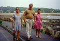 July 29, 1995 - Manchester by the Sea, Massachusetts.<br />Uldis' birthday celebration.<br />Katrina, John K, and Nancy.
