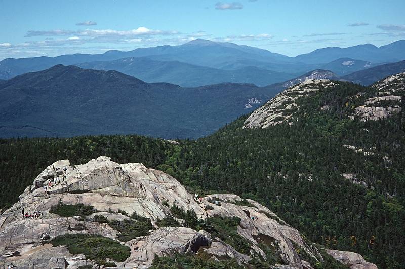 Sept. 2, 1995 - Mount Chocorua, New Hampshire.<br />View of Mt. Washington in the distance.