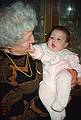 Nov. 23, 1995 - Thanksgiving at Paul and Norma's in Tewksbury, Massachusetts.<br />Marie with granddaughter Marissa.