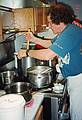 Nov. 23, 1995 - Thanksgiving at Paul and Norma's in Tewksbury, Massachusetts.<br />As usual, Paul cooking up a storm.