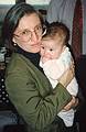 Nov. 23, 1995 - Thanksgiving at Paul and Norma's in Tewksbury, Massachusetts.<br />Joyce with niece Marissa.