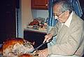 Nov. 23, 1995 - Thanksgiving at Paul and Norma's in Tewksbury, Massachusetts.<br />Paul's father Manuel.