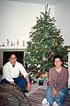 Dec. 24, 1995 - Bush Street apartment, San Francisco, California.<br />Christmas Eve.<br />Julian and Melody.