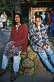 Dec. 25, 1995 - Golden Gate Park, San Francisco, California.<br />Eric and Julian waiting for the rest of us.
