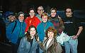 Dec. 26, 1995 - San Francisco, California.<br />Eric, Joyce, sisters Lisa and Ruth, Ronnie, Baiba, the sisters' mother Fran, friend, and Carl<br />outside restaurant where we had a late lunch.
