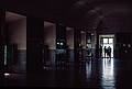 July 6, 1995 - El Escorial, Spain.<br />Windows in a hall (does the recess of the windows reflect the thickness of the wall?).