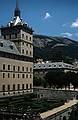 July 6, 1995 - El Escorial, Spain.<br />A garden and a corner of the monastery.